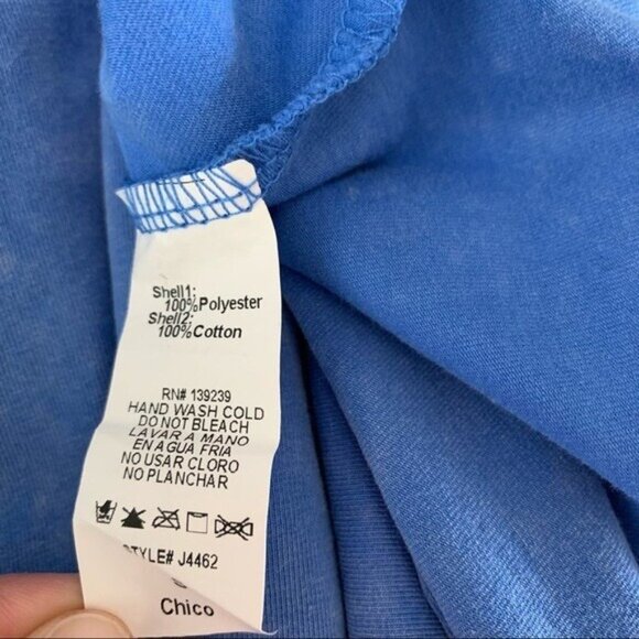 Do Be Blue Lace Overlay Skater Dress Sleeveless Fit And Flare Cocktail Party S - Picture 6 of 7